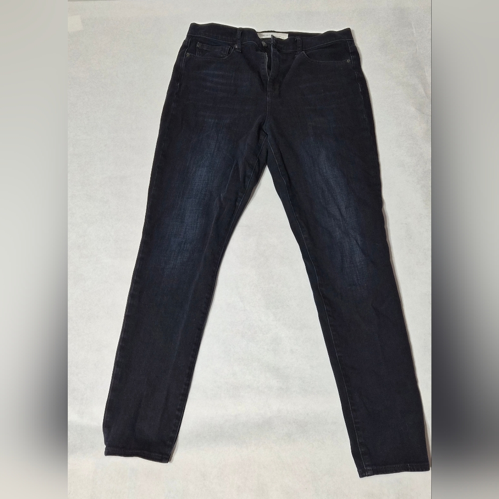 GAP 1969 Jeans Women's 31R True Skinny Dark Wash Blue Denim High Rise Stretch